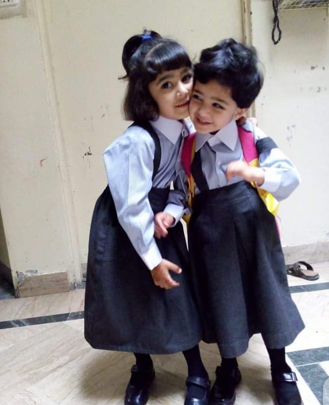 Ezza Malik childhood photo 2